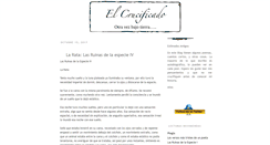 Desktop Screenshot of elcrucificado.ticoblogger.com