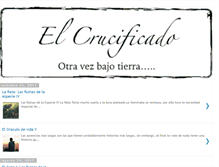 Tablet Screenshot of elcrucificado.ticoblogger.com