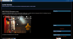 Desktop Screenshot of lentesuicida.ticoblogger.com