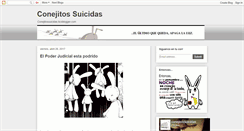Desktop Screenshot of conejos-suicidas.ticoblogger.com