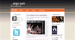 Desktop Screenshot of ergosum.ticoblogger.com