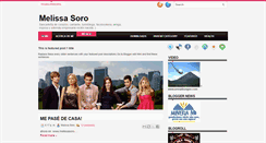 Desktop Screenshot of melissasoro.ticoblogger.com