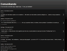 Tablet Screenshot of comunikando.ticoblogger.com