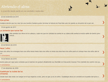 Tablet Screenshot of abriendoelalma.ticoblogger.com