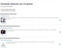 Tablet Screenshot of llenandosilencios.ticoblogger.com